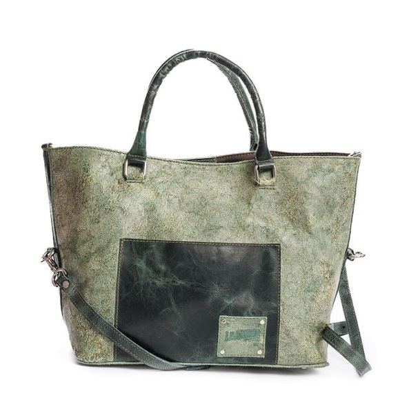 LEANDER LEATHER Leather Tote Handmade (no synthetic junk on this one!) - Picture 3 of 5